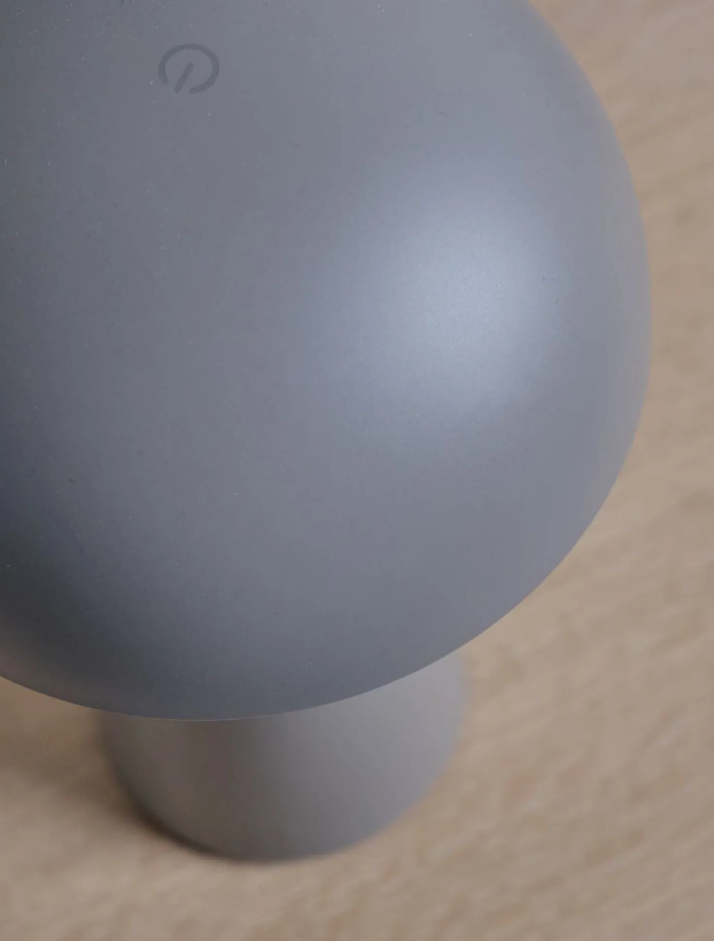 Led bordlampa taupe - 21,5 cm ø13,7