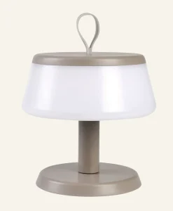 Led bordlampa taupe - 22,9 cm ø14,2