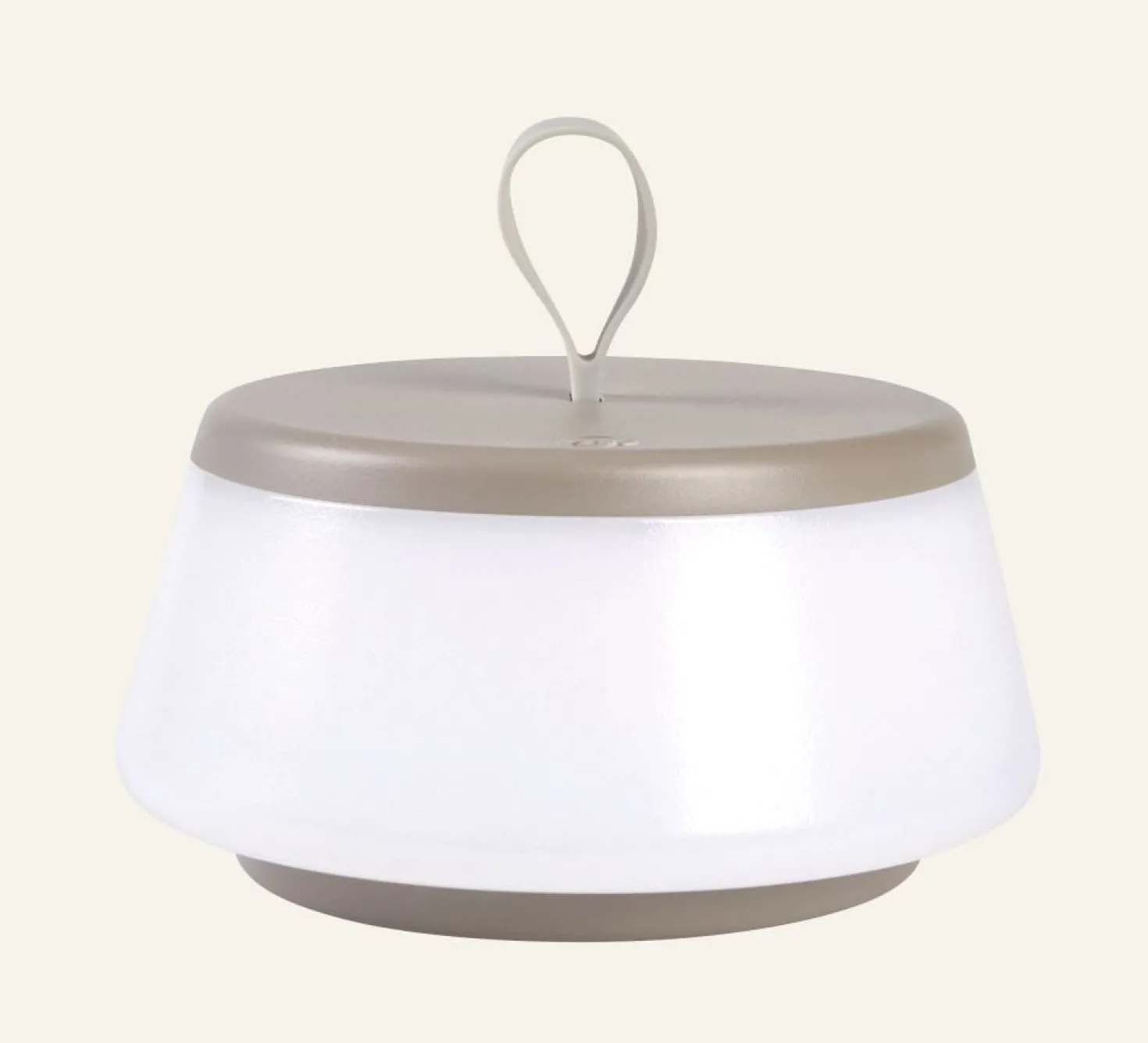 Led bordlampa taupe - 22,9 cm ø14,2