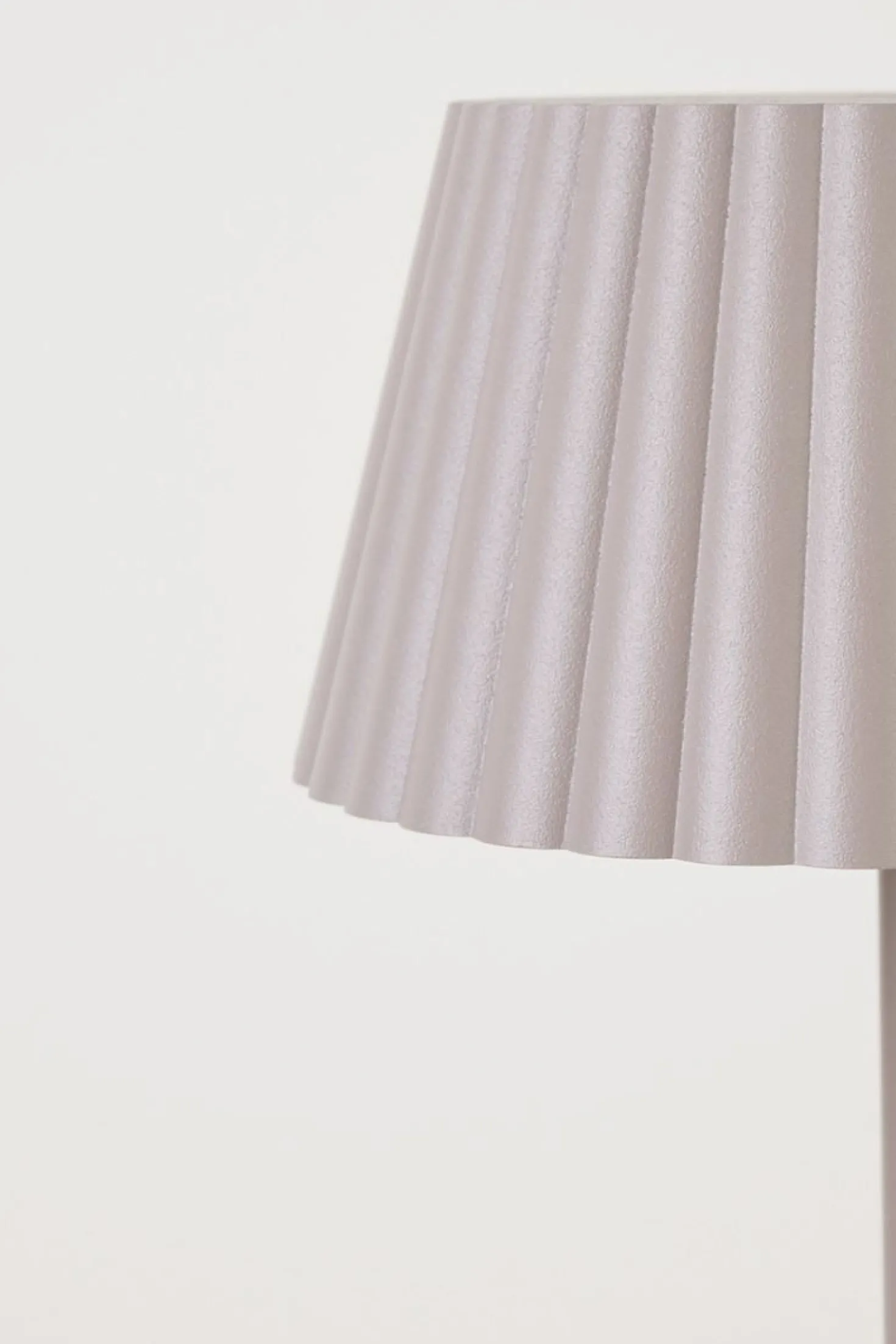 Led bordlampa taupe - 37,5 cm ø13,5