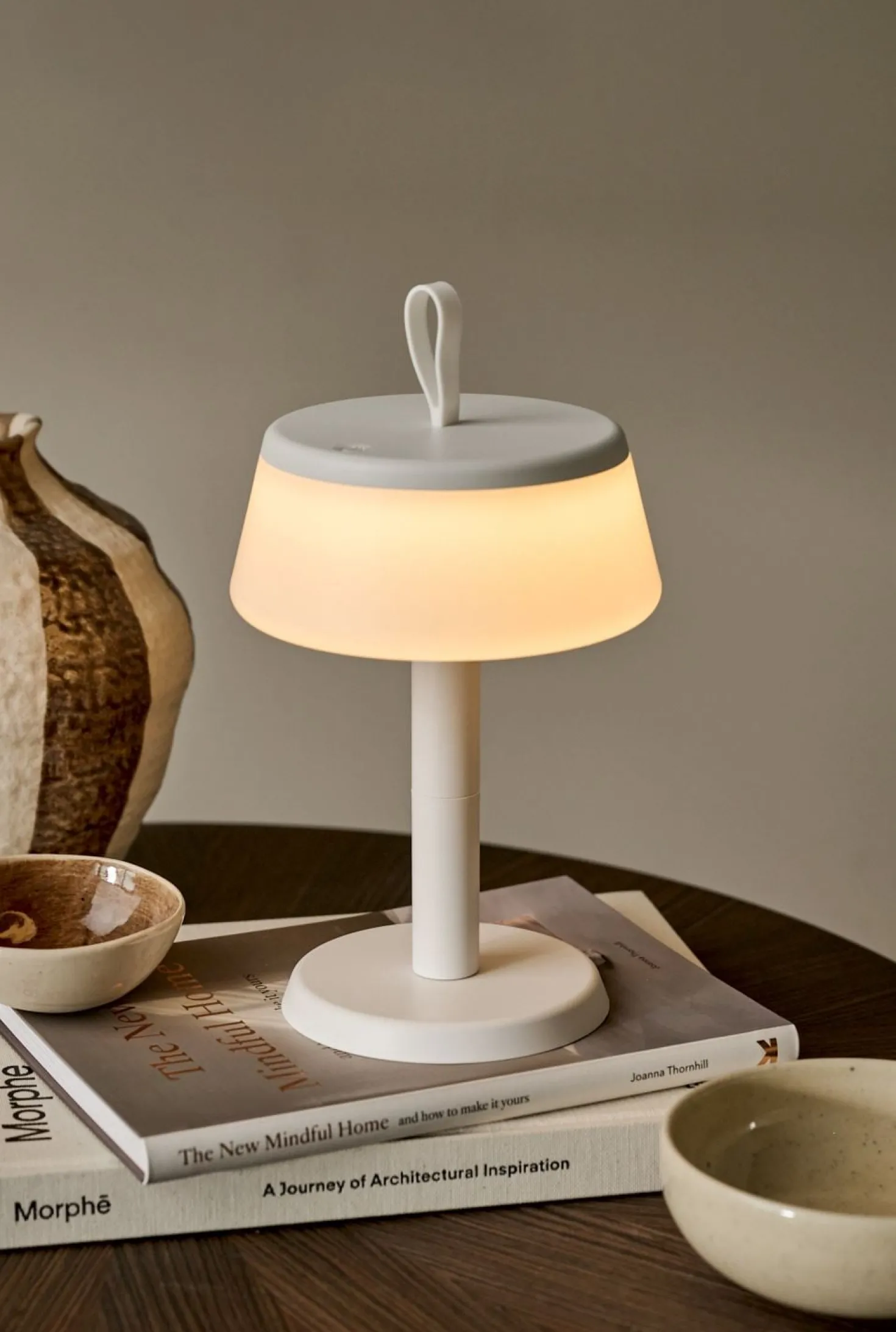 Led bordlampa vit - 22,9 cm ø14,2