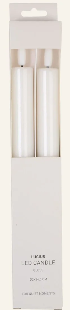 Led kronljus vit - ø2x24,5 cm