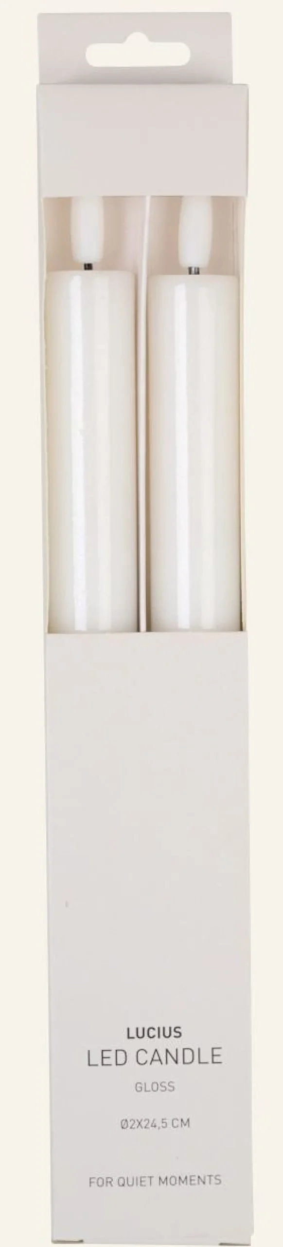 Led kronljus vit - ø2x24,5 cm