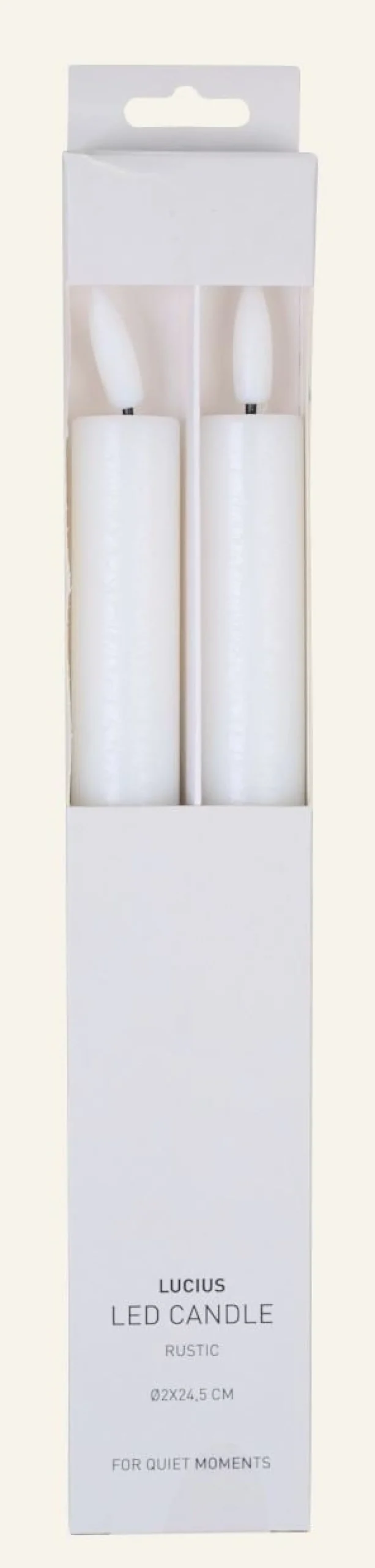 Led kronljus vit - ø2x24,5 cm