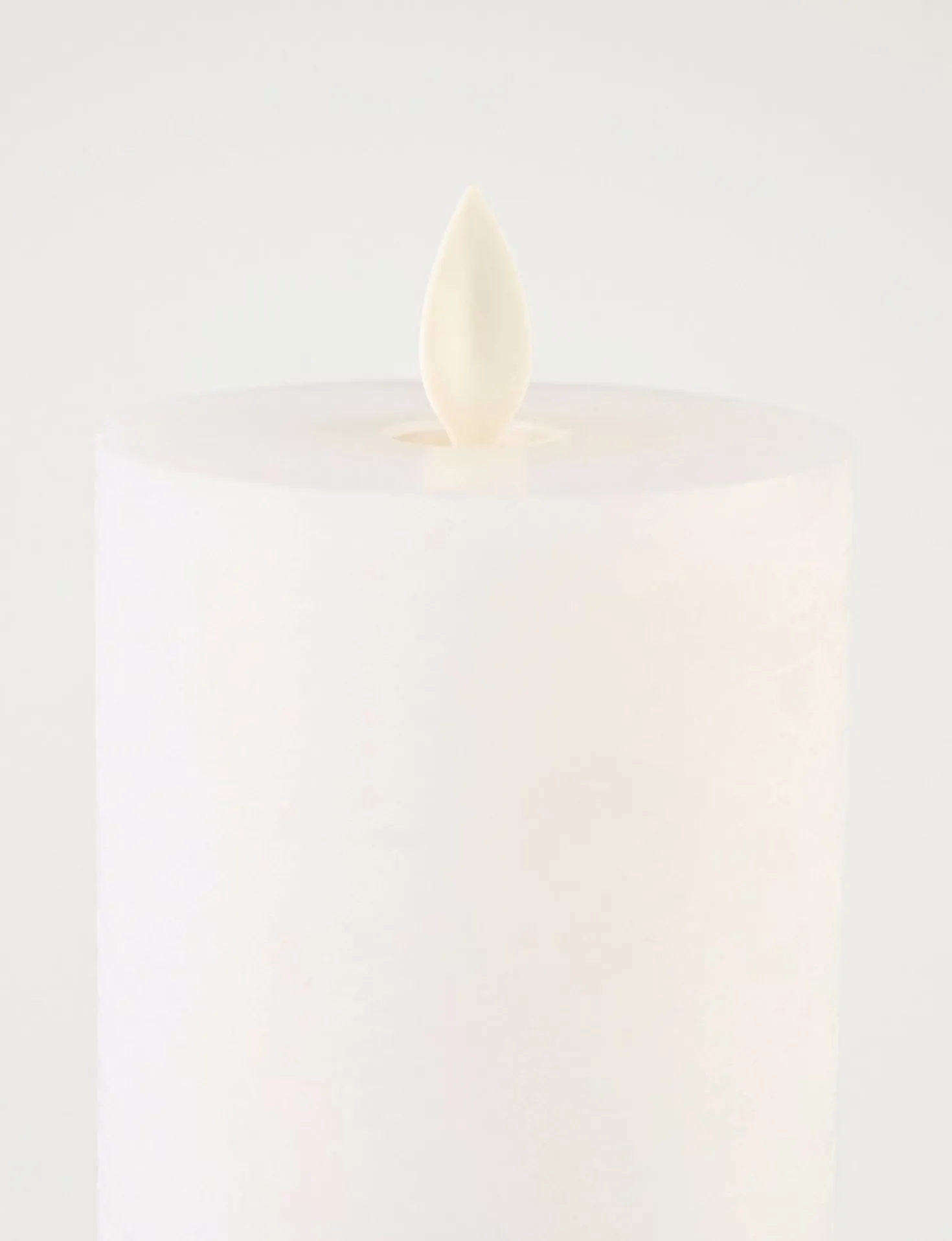 Led-blockljus vit - 7,5x7,5x15 cm