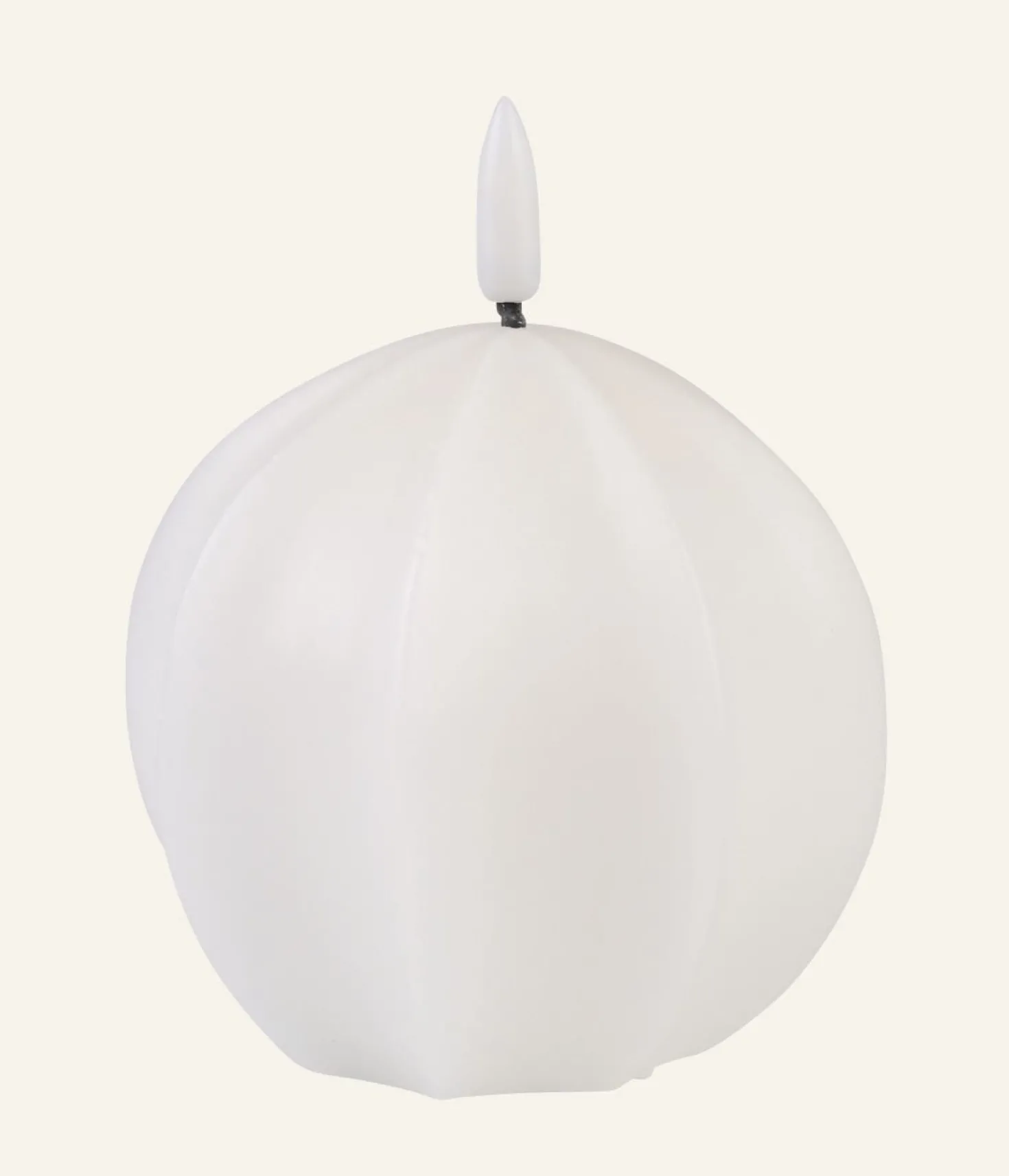Led-ljus vit - 9,5x9,5x12,5 cm