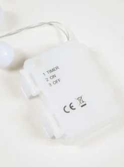 Led-ljusslinga vit - 785 cm