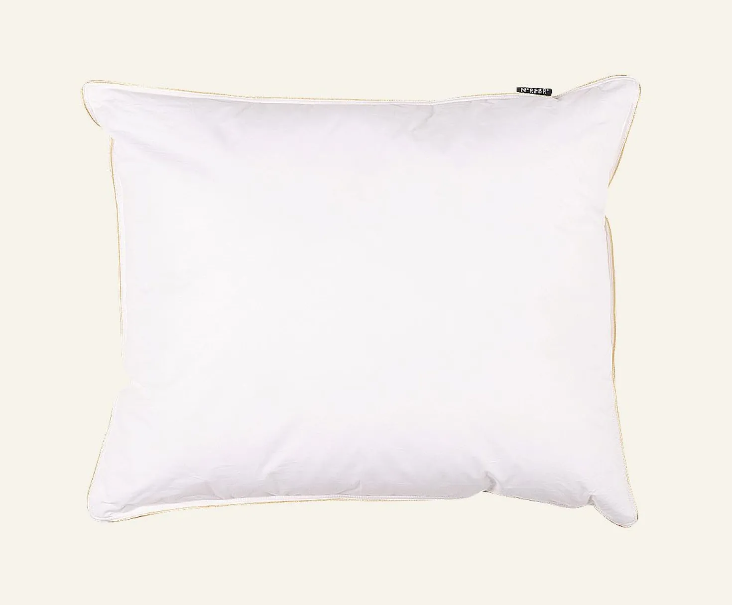 Låg fiberkudde vit - 50x60 cm