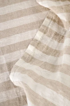 Linneduk beige - 140x250cm