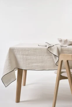 Linneduk natur - 160x350 cm