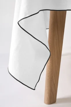 Linneduk vit - 140x350 cm