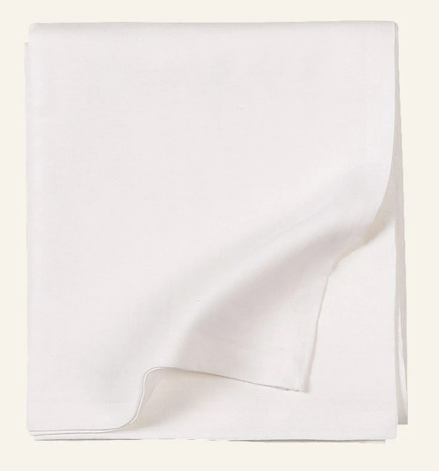Linneduk vit - 140x250 cm