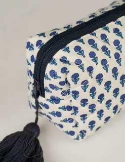 Liten neccessär blå - 9x20 cm