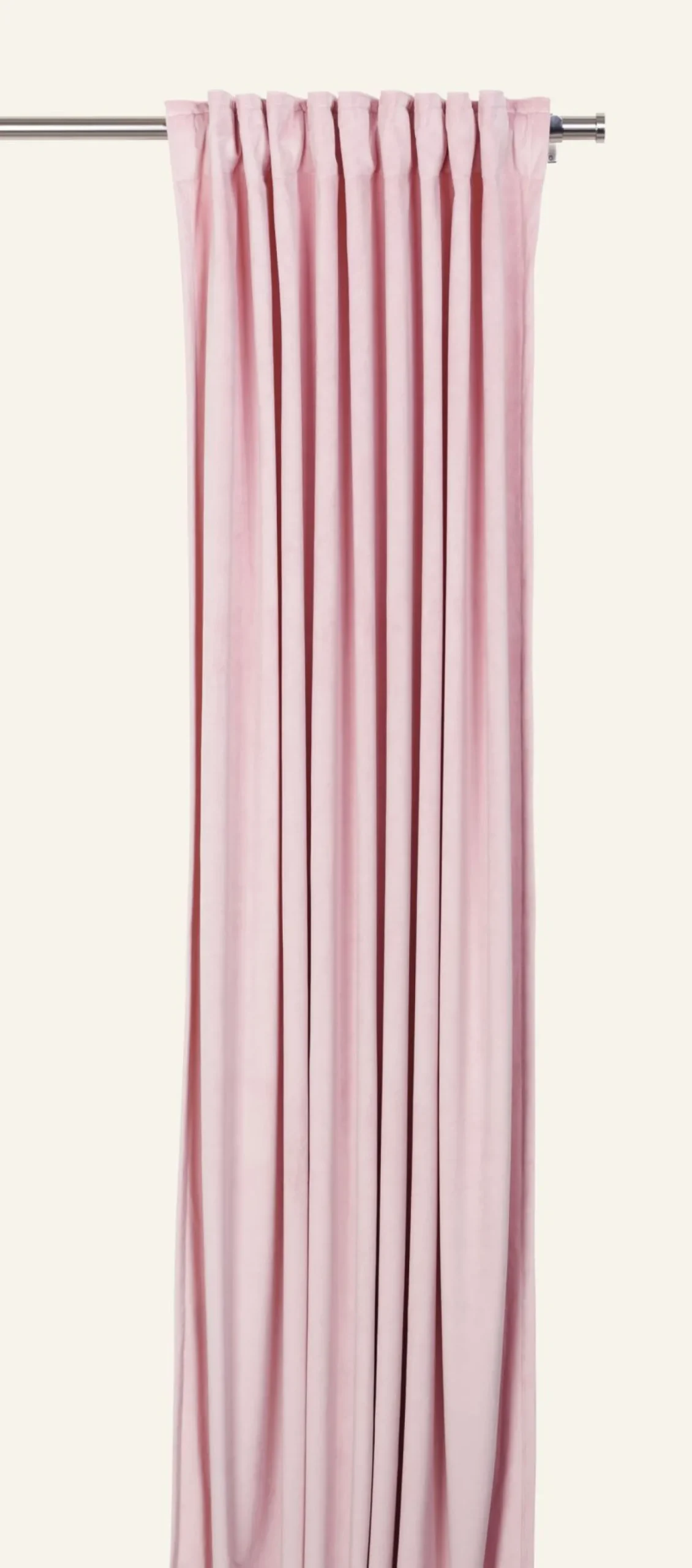 Ljusdämpande gardin rosa - 140x160 cm