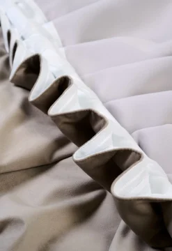 Ljusdämpande gardin taupe - 140x240cm 7cm