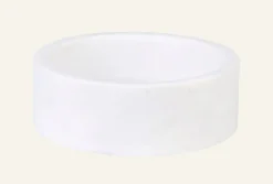 Ljushållare vit - ø10x3,5 cm