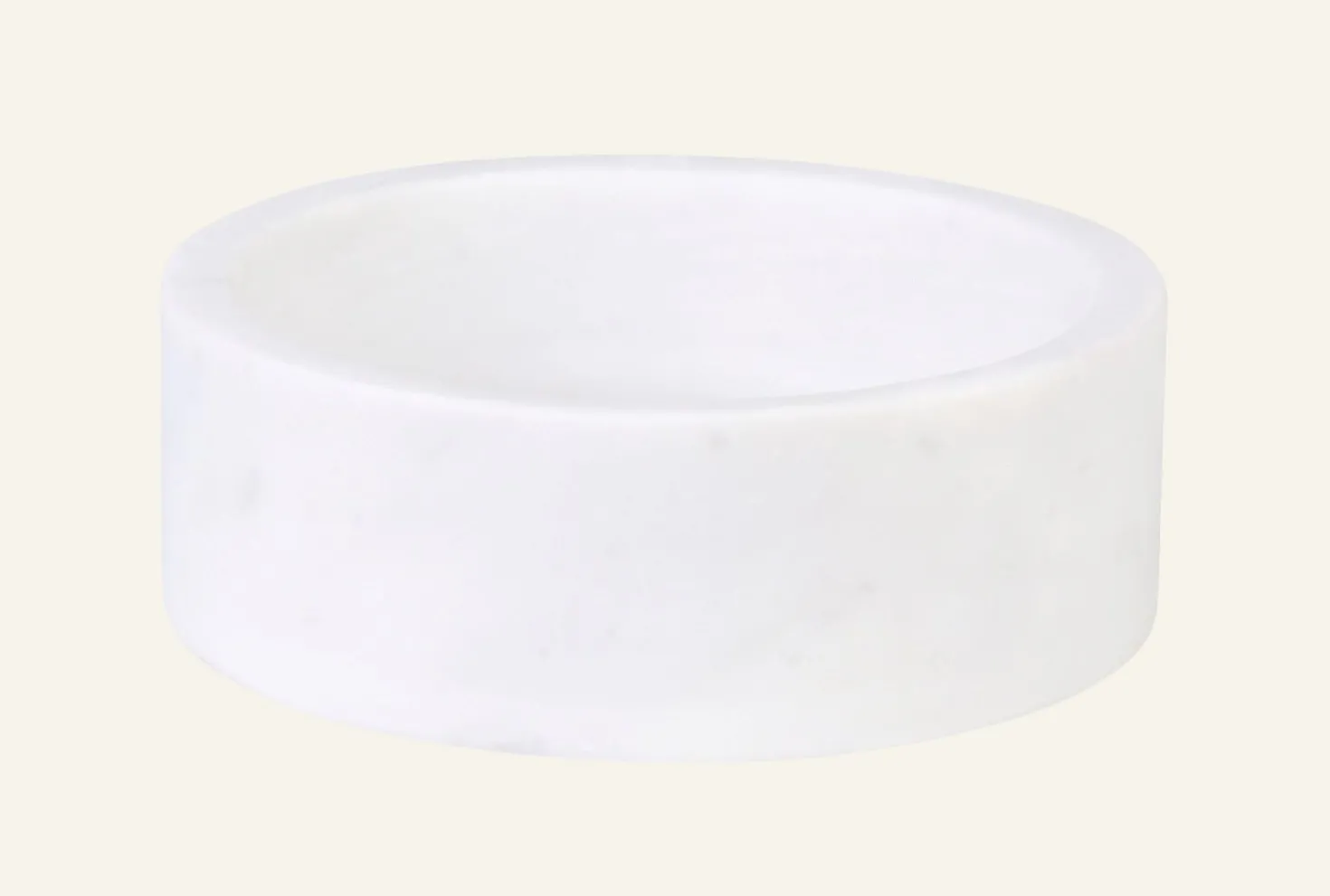 Ljushållare vit - ø10x3,5 cm