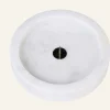 Ljushållare vit - ø10x2 cm