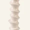 Ljusstake beige - 6x6x17,5 cm