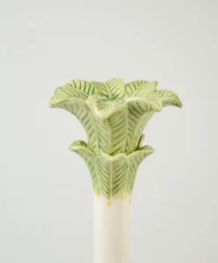 Ljusstake multi/grön - 11,5x11,5x22 cm