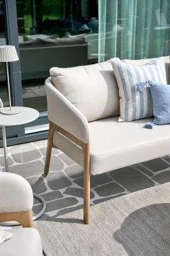 Loungesoffa beige - 79x133,5x73 cm