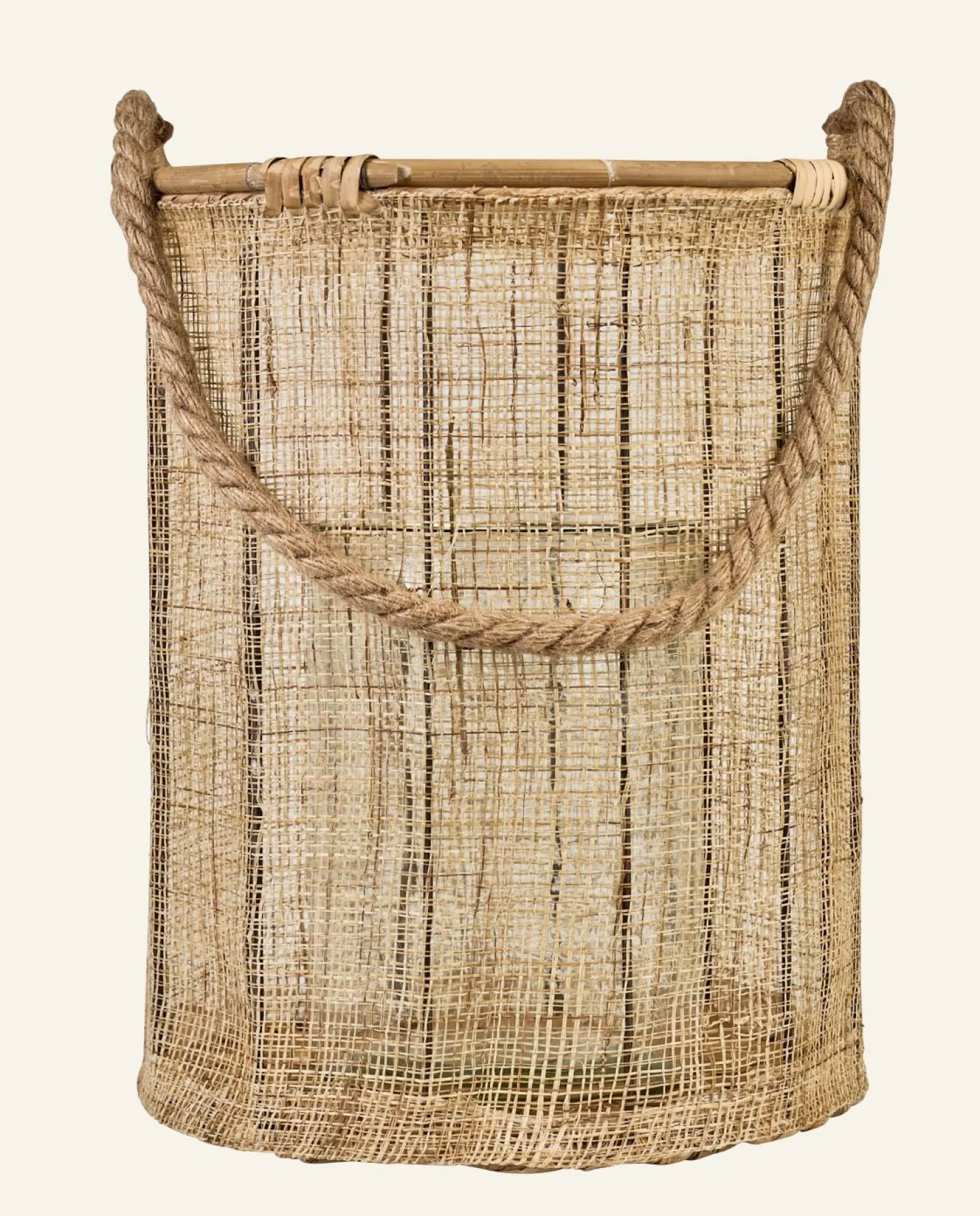 Lykta natur - 26x26x32,5 cm