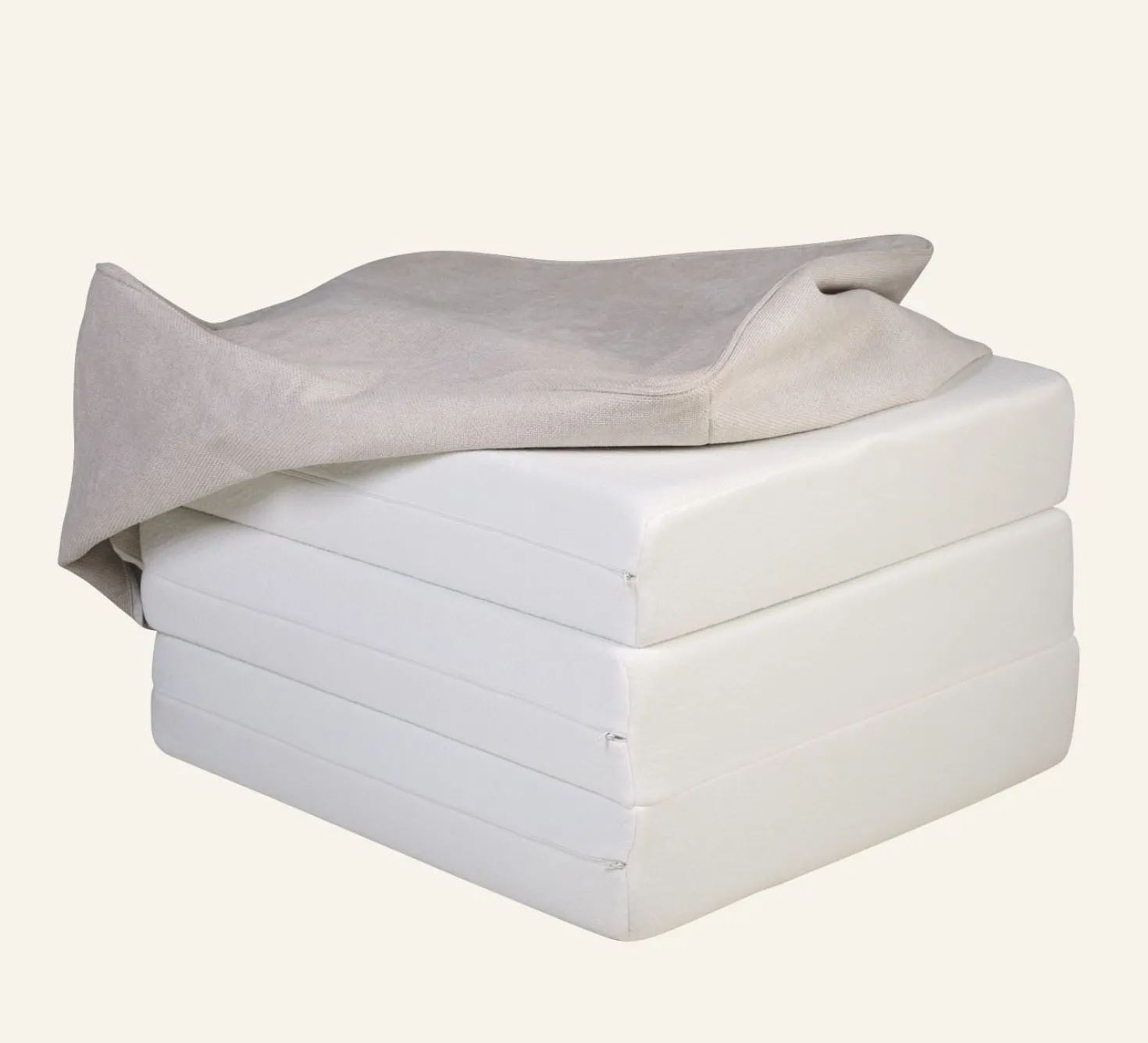 Madrass beige - 67x67x41 cm