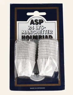 Manschetter silver - 24 stk