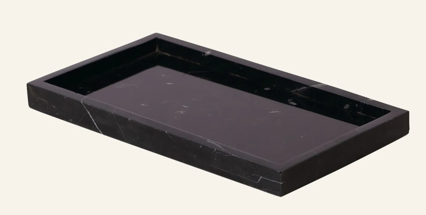 Marmor bred svart - 27x15,2 cm