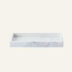 Marmor bred vit - 11x22x3 cm