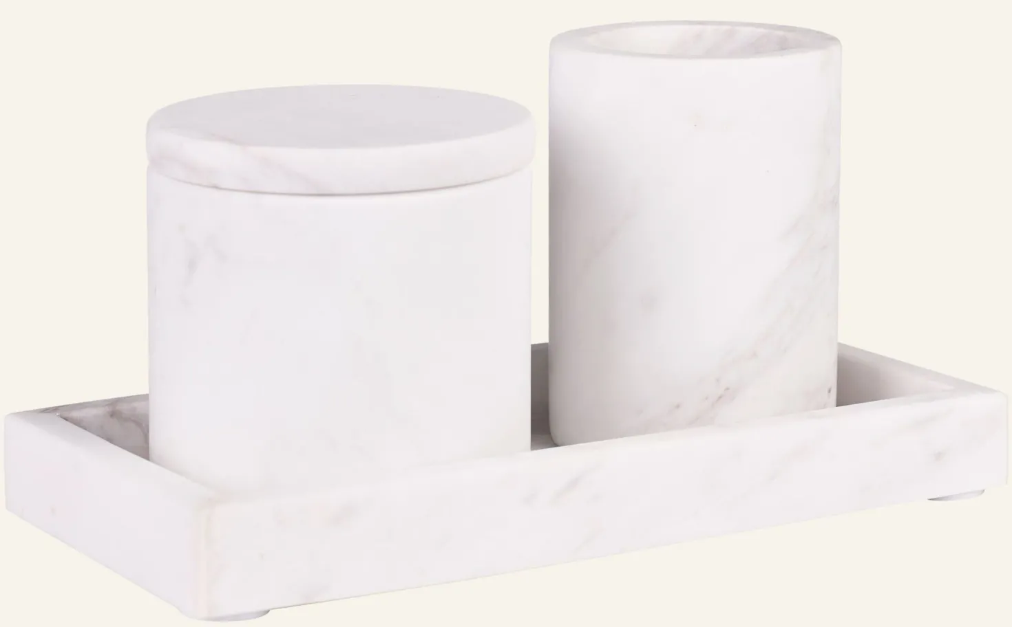 Marmor bred vit - 11x22x3 cm