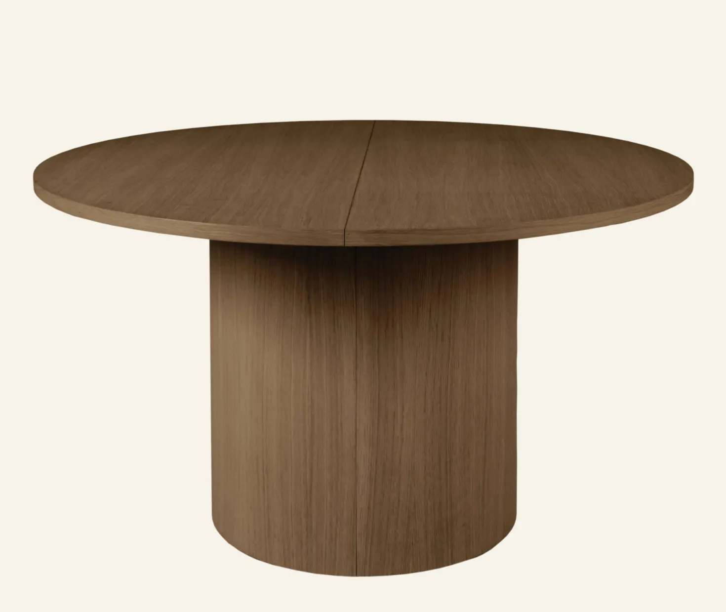 Matbord brun - ø127 cm