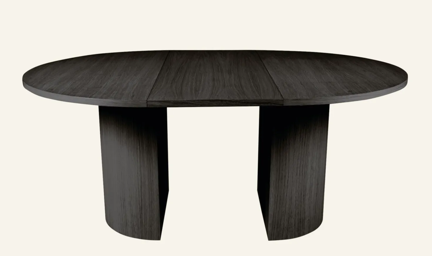 Matbord svart - ø127 cm