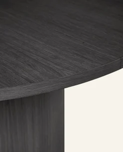 Matbord svart - ø127 cm