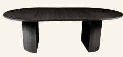 Matbord svart - ø127 cm