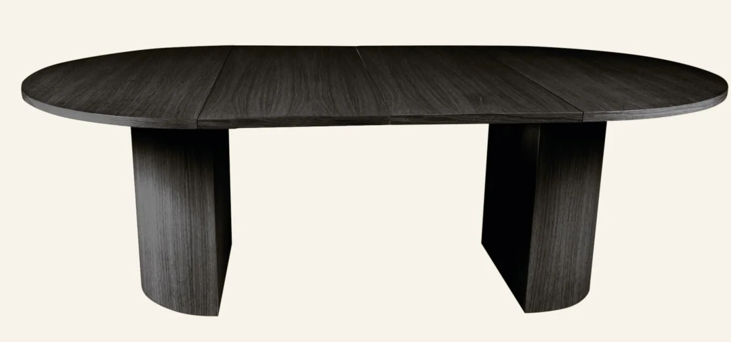 Matbord svart - ø127 cm
