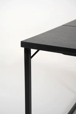Matbord svart - 100x200x75 cm