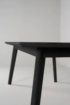 Matbord svart - 100x200x75 cm