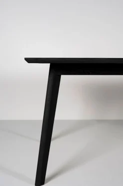 Matbord svart - 100x200x75 cm
