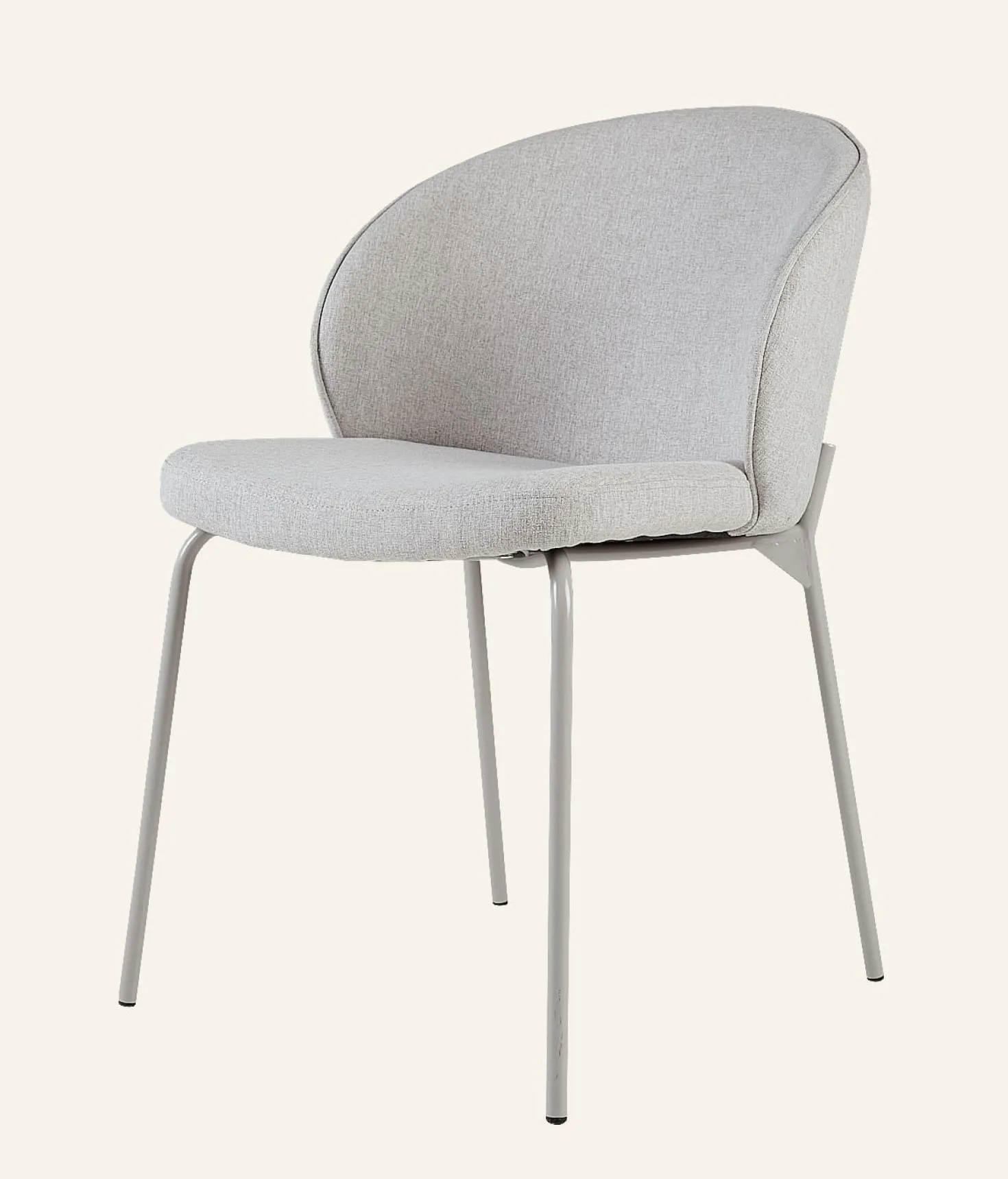 Matstol ljusbeige - 57x49.5x80 cm