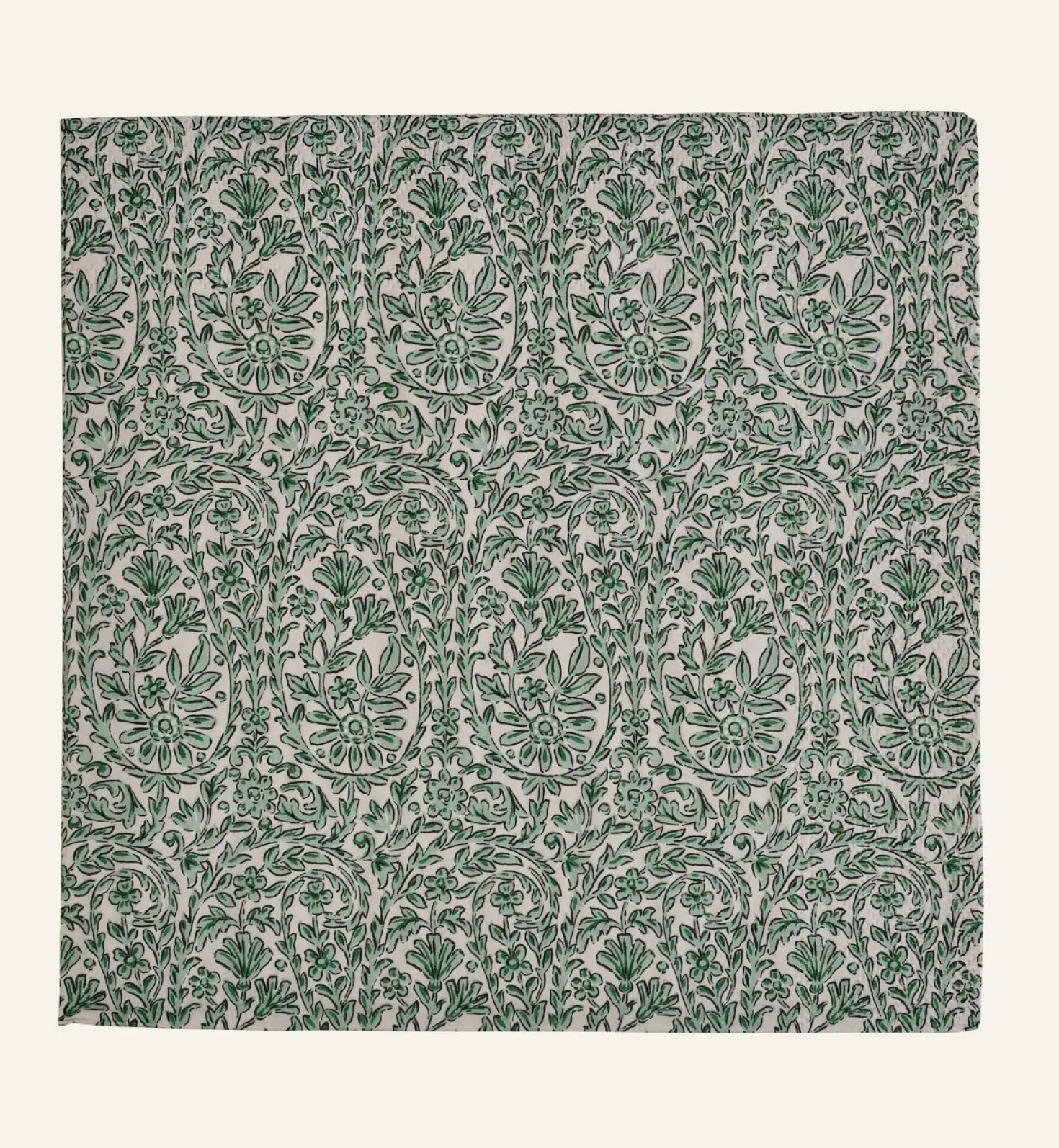 Middagsservetter multi/grön - 40x40 cm