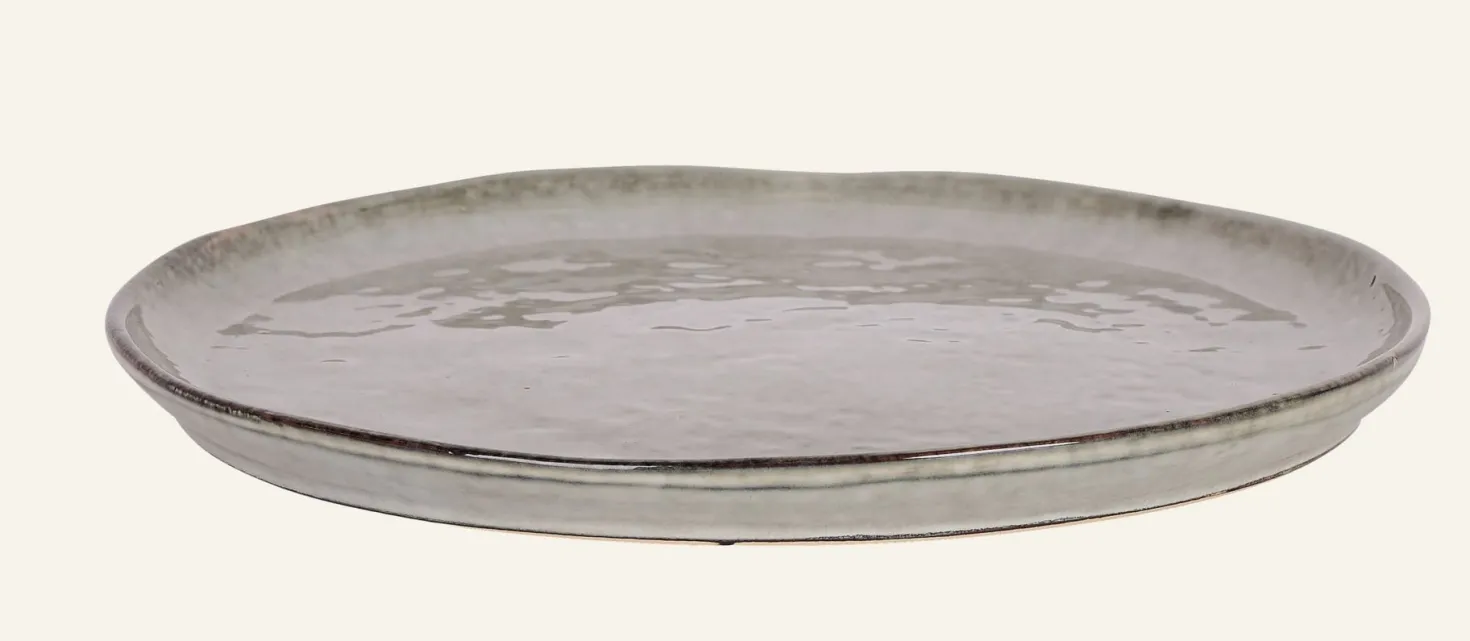Middagstallrik grå - ø27 cm