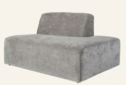 Modul öppen ände höger grå - 134x93x73 cm