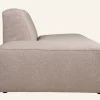 Modul öppen ände vänster beige - 134x93x73 cm