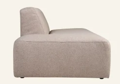Modul öppen ände vänster beige - 134x93x73 cm