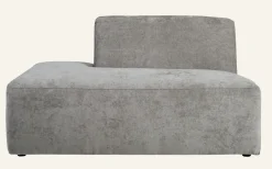 Modul öppen ände vänster grå - 134x93x73 cm