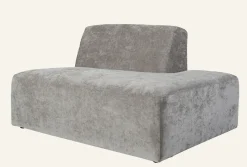 Modul öppen ände vänster grå - 134x93x73 cm