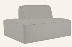 Modul öppen ände vänster grå - 134x93x73 cm