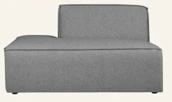 Modul öppen ände vänster grå - 134x93x73 cm