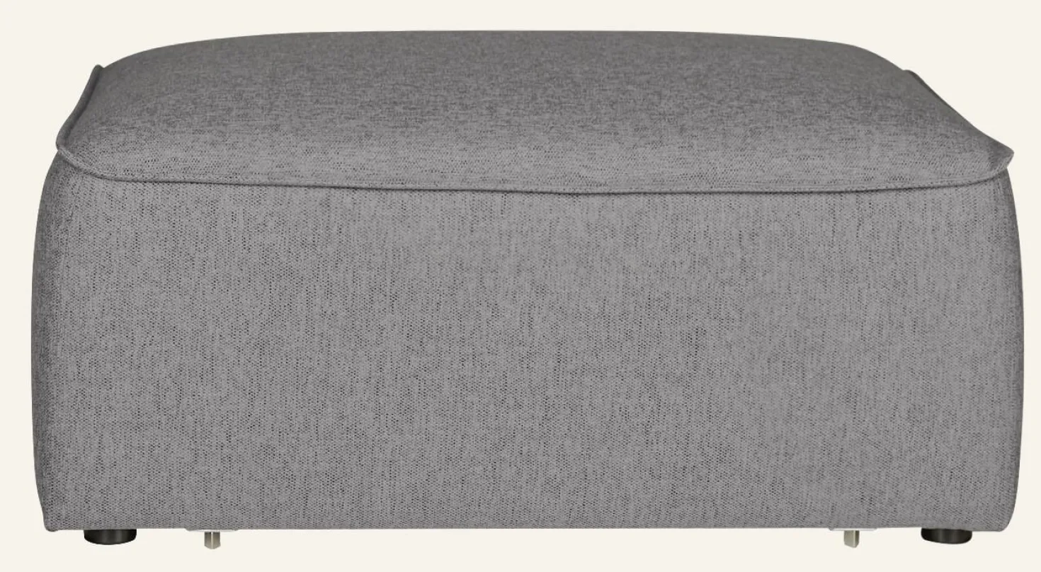 Modul puff grå - 93x64x44 cm